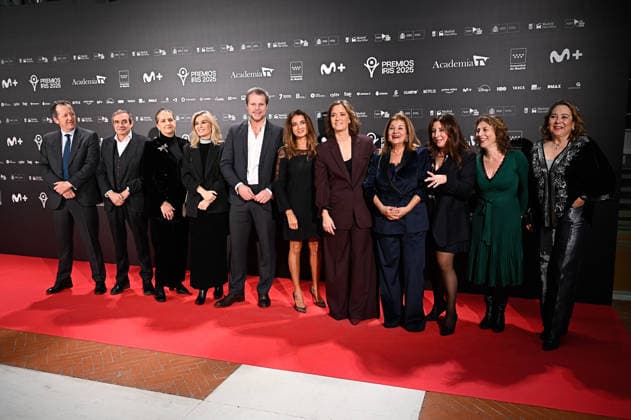 Iris Awards 2025 Sandra Golpe, Jota Abril, Macarena Rey and Maria Casado, at the Iris Awards 2025 at the Real Casa de Correo on January 16, 2026 in Madrid Spain IRIS AWARDS TV ACADEMY FAMOUS AWARDS Madrid Madrid Spain  Copyright: xFranciscoxGuerrax 7224738
