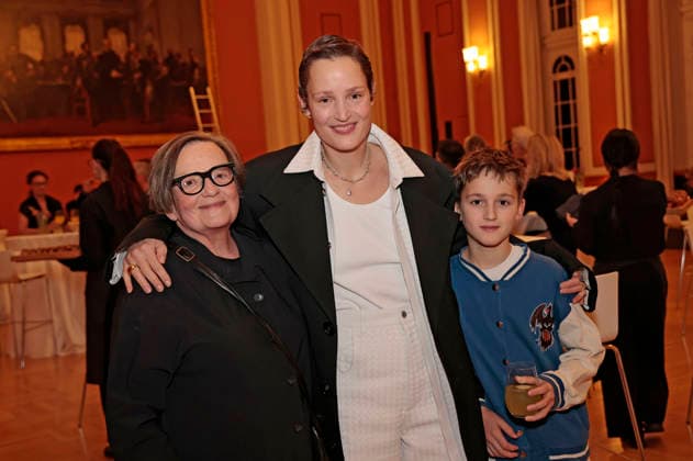 Agnieszka Holland, Vicky Krieps and Viggo Ferreira Redier at the Mayor s Night of the European Film Academy as part of the 38 European Film Awards in the Rotes Rathaus Berlin, 16 01 2026 Foto:xS.xGabschx xFuturexImagex mayors_6106