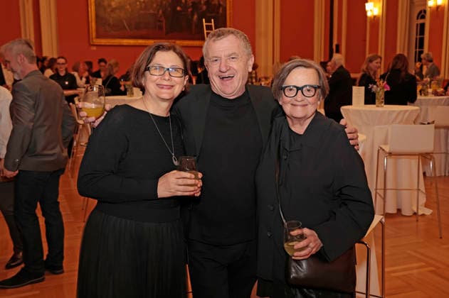 Guest, Mike Downey and Agnieszka Holland at the Mayor s Night of the European Film Academy as part of the 38 European Film Awards in the Rotes Rathaus Berlin, 16 01 2026 Foto:xS.xGabschx xFuturexImagex mayors_6107
