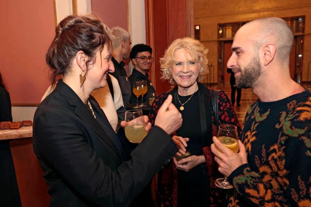 Alice Rohrwacher, Liv Ullmann and guest at the Mayor s Night of the European Film Academy as part of the 38 European Film Awards in the Rotes Rathaus Berlin, 16 01 2026 Foto:xS.xGabschx xFuturexImagex mayors_6113