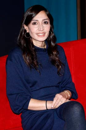Gilda Sahebi on the NDR news and talk show DAS Rote Sofa in the NDR television studio Lokstedt Hamburg, 16 01 2026 Foto:xH.xHartmannx xFuturexImagex das_6101