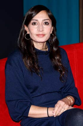 Gilda Sahebi on the NDR news and talk show DAS Rote Sofa in the NDR television studio Lokstedt Hamburg, 16 01 2026 Foto:xH.xHartmannx xFuturexImagex das_6102