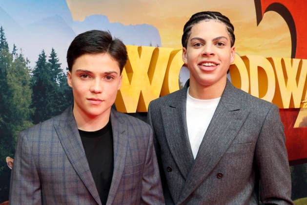 Emile Cherif and Johan von Ehrlich at the premiere of the movie Woodwalkers 2 at Mathäser Filmpalast Munich, 16 01 2026 Foto:xD.xBedrosianx xFuturexImagex woodwalkers_6119
