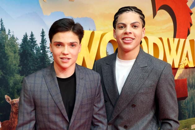 Emile Cherif and Johan von Ehrlich at the premiere of the movie Woodwalkers 2 at Mathäser Filmpalast Munich, 16 01 2026 Foto:xD.xBedrosianx xFuturexImagex woodwalkers_6120