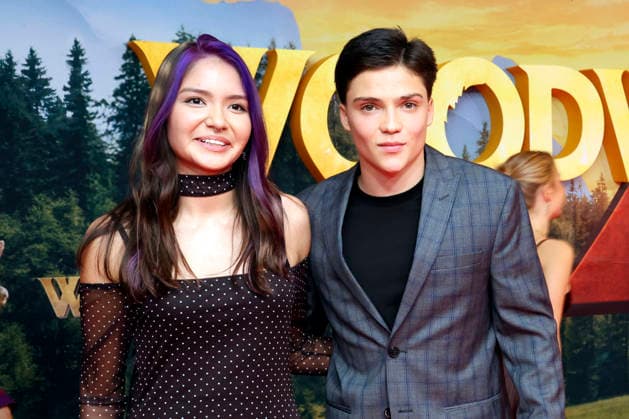 Olivia Sinclair and Emile Cherif at the premiere of the movie Woodwalkers 2 at Mathäser Filmpalast Munich, 16 01 2026 Foto:xD.xBedrosianx xFuturexImagex woodwalkers_6123