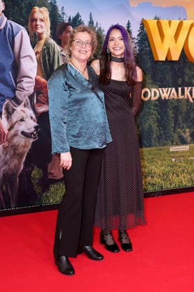 Katja Brandis and Olivia Sinclair at the premiere of the movie Woodwalkers 2 at Mathäser Filmpalast Munich, 16 01 2026 Foto:xN.xKolinzx xFuturexImagex woodwalkers_6154