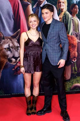 Lara Amelie Rosa and Emile Cherif at the premiere of the movie Woodwalkers 2 at Mathäser Filmpalast Munich, 16 01 2026 Foto:xN.xKolinzx xFuturexImagex woodwalkers_6169