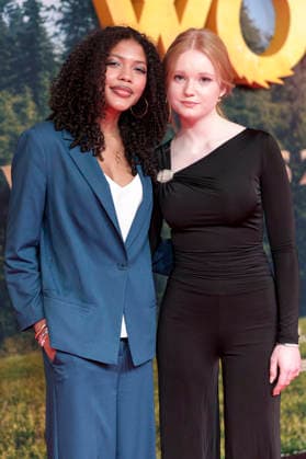 Sophie Lelenta and Lilli Falk at the premiere of the movie Woodwalkers 2 at Mathäser Filmpalast Munich, 16 01 2026 Foto:xN.xKolinzx xFuturexImagex woodwalkers_6181