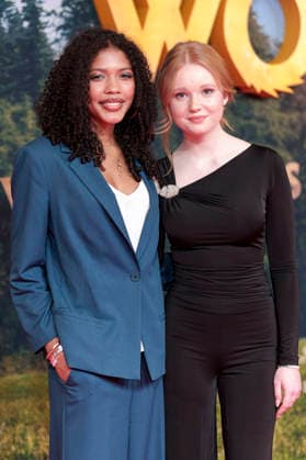 Sophie Lelenta and Lilli Falk at the premiere of the movie Woodwalkers 2 at Mathäser Filmpalast Munich, 16 01 2026 Foto:xN.xKolinzx xFuturexImagex woodwalkers_6183