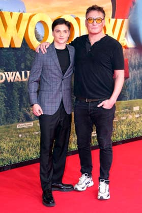Emile Cherif and Oliver Masucci at the premiere of the movie Woodwalkers 2 at Mathäser Filmpalast Munich, 16 01 2026 Foto:xN.xKolinzx xFuturexImagex woodwalkers_6194