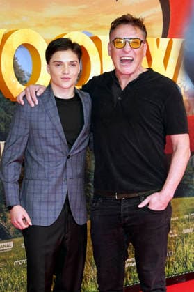 Emile Cherif and Oliver Masucci at the premiere of the movie Woodwalkers 2 at Mathäser Filmpalast Munich, 16 01 2026 Foto:xN.xKolinzx xFuturexImagex woodwalkers_6196