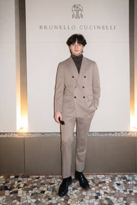 Milan Fashion Week - Men F W 2026-27 Brunello Cucinelli Presentation People Milan, Italy Mattia Basso Milan Fashion Week - Men F W 2026-27 Brunello Cucinelli Presentation People Milan, Italy 16th January 2026 SGPItalia id 134347_001 Not Exclusive  Copyright: xLorenzoxBaroncellix