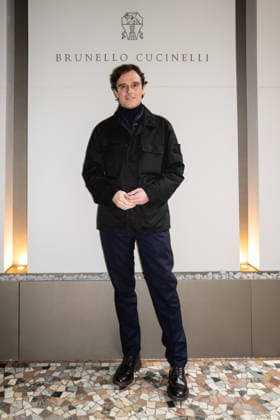 Milan Fashion Week - Men F W 2026-27 Brunello Cucinelli Presentation People Milan, Italy Emanuele Farneti Milan Fashion Week - Men F W 2026-27 Brunello Cucinelli Presentation People Milan, Italy 16th January 2026 SGPItalia id 134347_001 Not Exclusive  Copyright: xLorenzoxBaroncellix