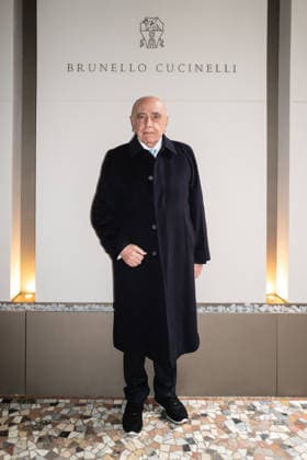 Milan Fashion Week - Men F W 2026-27 Brunello Cucinelli Presentation People Milan, Italy Adriano Galliani Milan Fashion Week - Men F W 2026-27 Brunello Cucinelli Presentation People Milan, Italy 16th January 2026 SGPItalia id 134347_001 Not Exclusive  Copyright: xLorenzoxBaroncellix
