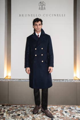 Milan Fashion Week - Men F W 2026-27 Brunello Cucinelli Presentation People Milan, Italy Francisco Faria Milan Fashion Week - Men F W 2026-27 Brunello Cucinelli Presentation People Milan, Italy 16th January 2026 SGPItalia id 134347_001 Not Exclusive  Copyright: xLorenzoxBaroncellix