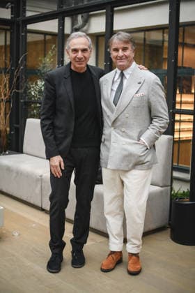 Milan Fashion Week - Men F W 2026-27 Brunello Cucinelli Presentation People Milan, Italy Carlo Capasa;Brunello Cucinelli Milan Fashion Week - Men F W 2026-27 Brunello Cucinelli Presentation People Milan, Italy 16th January 2026 SGPItalia id 134347_001 Not Exclusive  Copyright: xLorenzoxBaroncelli SGPx
