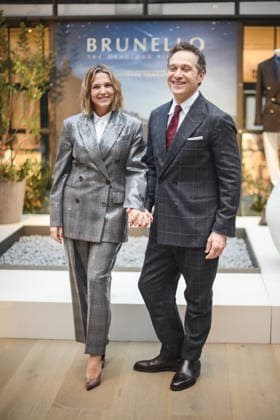 Milan Fashion Week - Men F W 2026-27 Brunello Cucinelli Presentation People Milan, Italy Francesca Barra;Claudio Santamaria Milan Fashion Week - Men F W 2026-27 Brunello Cucinelli Presentation People Milan, Italy 16th January 2026 SGPItalia id 134347_001 Not Exclusive  Copyright: xLorenzoxBaroncelli SGPx