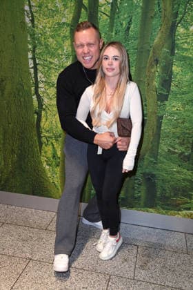 Patrick Romer with girlfriend Annelie Henze Departure of the candidates of the RTL TV show ICH BIN EIN STAR, HOLT MICH HIER RAUS at Frankfurt Airport in Frankfurt am Main on 17 01 2026