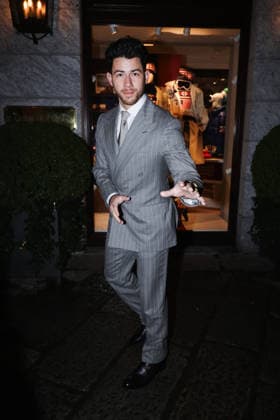 MFW - Ralph Lauren Afterparty Arrivals Nick Jonas (actor and singer, member of the band Jonas Brothers) while arriving at the Ralph Lauren After Party after attending the fashion show during Milan s Fashion Week Men s Fall Winter 2026-2027 in Milan, Italy on January 16, 2026. Photo by Alessandro Bremec IPA ABACAPRESS.COM Milan Italy  Copyright: xIPA ABACAx