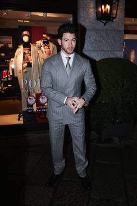 MFW - Ralph Lauren Afterparty Arrivals Nick Jonas (actor and singer, member of the band Jonas Brothers) while arriving at the Ralph Lauren After Party after attending the fashion show during Milan s Fashion Week Men s Fall Winter 2026-2027 in Milan, Italy on January 16, 2026. Photo by Alessandro Bremec IPA ABACAPRESS.COM Milan Italy  Copyright: xIPA ABACAx