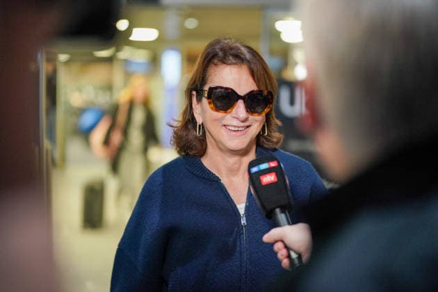 RTL Jungle Camp Frankfurt 2026 Claudia Obert leaving for the RTL show Ich bin ein Star Holt mich hier raus Jungle Camp 2026 at Frankfurt Airport Frankfurt Frankfurt Airport Hesse