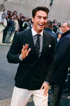 Milan Fashion Week - Men F W 2026-27 Ralph Lauren Fashion Show Arrivals Milan, Italy Benito Skinner Milan Fashion Week - Men F W 2026-27 Ralph Lauren Fashion Show Arrivals Milan, Italy 16th January 2026 SGPItalia id 134349_001 Not Exclusive  Copyright: xx