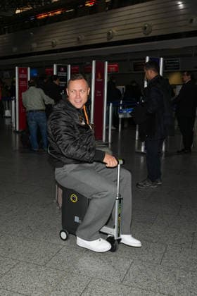 RTL Jungle Camp Frankfurt 2026 Patrick Romer at the departure to the RTL program Im a star Get me out of here Jungle Camp 2026 at Frankfurt Airport Frankfurt Frankfurt Airport Hesse