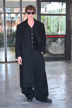 Milan, Milan Men s Fashion Week: Fall Winter 2026 - Men s Fashion, Fall Winter 2026 - Pronounce show - Front row. Pictured: Antony Nano  Copyright: xSimonaxChiocciax xipa-agency.netx xFotosickix IPA_Agency_IPA70198778