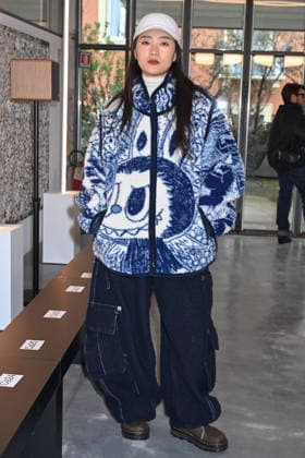 Milan, Milan Men s Fashion Week: Fall Winter 2026 - Men s Fashion, Fall Winter 2026 - Pronounce fashion show - Front row. Pictured: Oriana Sun  Copyright: xSimonaxChiocciax xipa-agency.netx xFotosickix IPA_Agency_IPA70198861