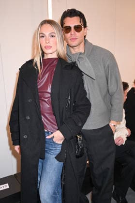 Milan, Milan Men s Fashion Week: Fall Winter 2026 - Men s Fashion, Fall Winter 2026 - Pronounce show - Front row. Pictured: Federica Balzano, Antonio Medugno  Copyright: xSimonaxChiocciax xipa-agency.netx xFotosickix IPA_Agency_IPA70198928