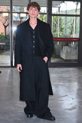 Milan, Milan Men s Fashion Week: Fall Winter 2026 - Men s Fashion, Fall Winter 2026 - Pronounce show - Front row. Pictured: Antony Nano  Copyright: xSimonaxChiocciax xipa-agency.netx xFotosickix IPA_Agency_IPA70198799