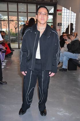 Milan, Milan Men s Fashion Week: Fall Winter 2026 - Men s Fashion, Fall Winter 2026 - Pronounce show - Front row. Pictured: Florian Picasso  Copyright: xSimonaxChiocciax xipa-agency.netx xFotosickix IPA_Agency_IPA70198939