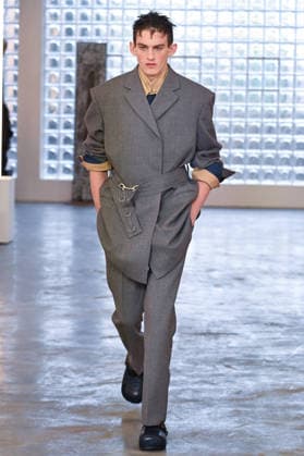 Milan, Milan Men s Fashion Week: Fall Winter 2026 - Men s Fashion, Fall Winter 2026 - Pronounce fashion show. Pictured: model  Copyright: xSimonaxChiocciax xipa-agency.netx xFotosickix IPA_Agency_IPA70201582