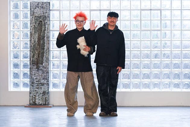 Milan, Milan Men s Fashion Week: Fall Winter 2026 - Men s Fashion, Fall Winter 2026 - Pronounce fashion show. Pictured: Yushan Li, Jun Zhou  Copyright: xSimonaxChiocciax xipa-agency.netx xFotosickix IPA_Agency_IPA70201801
