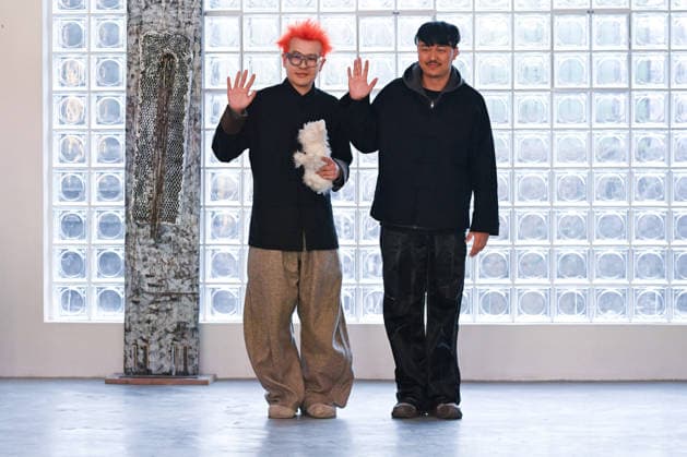 Milan, Milan Men s Fashion Week: Fall Winter 2026 - Men s Fashion, Fall Winter 2026 - Pronounce fashion show. Pictured: Yushan Li, Jun Zhou  Copyright: xSimonaxChiocciax xipa-agency.netx xFotosickix IPA_Agency_IPA70201806