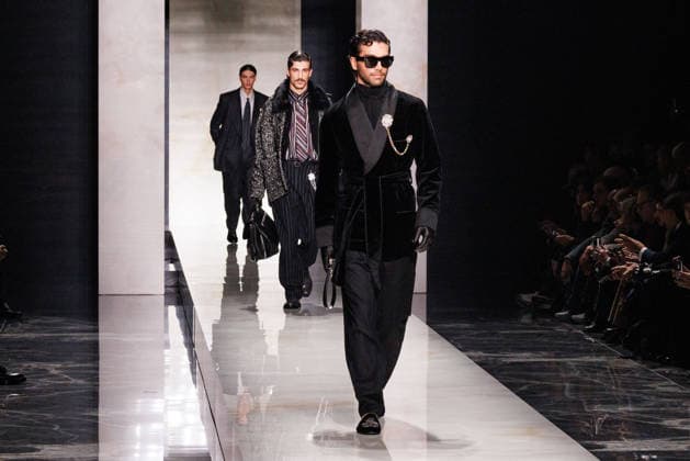 News - Dolce & Gabbana - Runway - Milan Fashion Week - Menswear Fall Winter 2026-2027 A model walks the runway during the Dolce &amp; Gabbana Fall Winter 2026 2027 menswear show at Milan Men s Fashion Week, on January 17, 2026, in Milan, Italy. Photo by Cinzia Camela. Milan Metropol Italy Copyright: xCinziaxCamelax xLiveMediax LPN_2242076