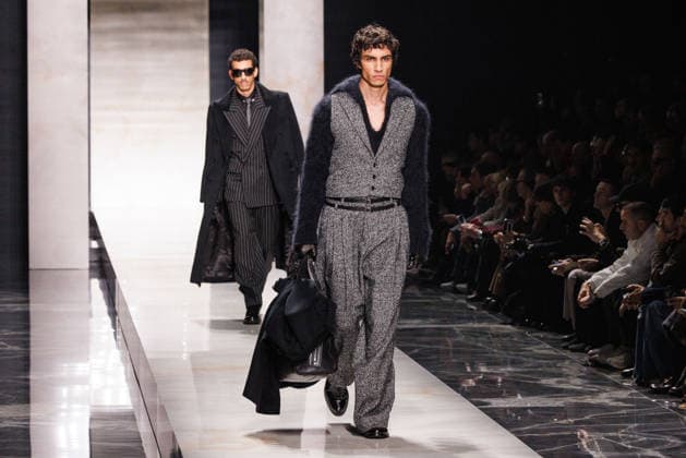 Photo IPP Cinzia Camela Publishing Group LiveMedia Milan 17 01 2026 In the photo A model walks the runway during the Dolce and Gabbana Fall Winter 2026-2027 menswear show at Milan Mens Fashion Week, on January 17, 2026, in Milan, Italy Photo by Cinzia Camela Italy Photo Press World Copyright Dolce and Gabbana Runway Mil