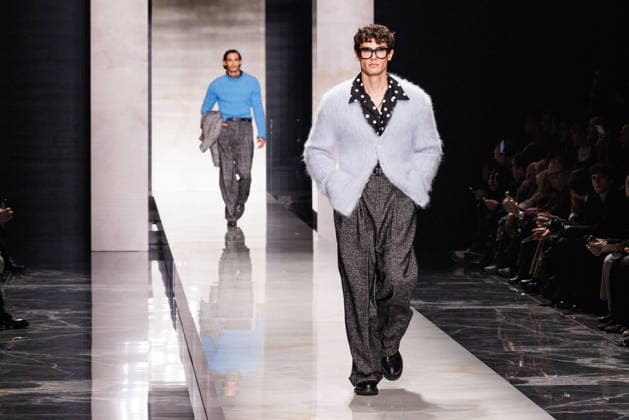Photo IPP Cinzia Camela Publishing Group LiveMedia Milan 17 01 2026 In the photo A model walks the runway during the Dolce and Gabbana Fall Winter 2026-2027 menswear show at Milan Mens Fashion Week, on January 17, 2026, in Milan, Italy Photo by Cinzia Camela Italy Photo Press World Copyright Dolce and Gabbana Runway Mil
