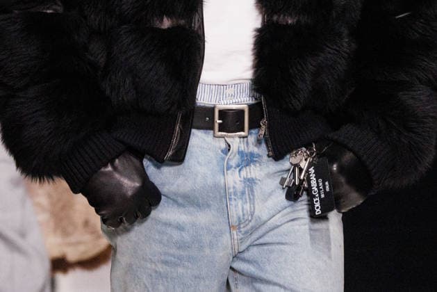 Photo IPP Cinzia Camela Publishing Group LiveMedia Milan 17 01 2026 In the photo A model detail walks the runway during the Dolce andGabbana Fall Winter 2026-2027 menswear show at Milan Mens Fashion Week, on January 17, 2026, in Milan, Italy Photo by Cinzia Camela Italy Photo Press World Copyright Dolce and Gabbana Runway Mil