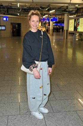 RTL Dschungelcamp 2026 Katharina Katharina Wedemann Dürr on the occasion of the departure of the candidates of the RTL program Ich bin ein Star holt mich hier raus to the Jungle Camp 2026 in Australia on 17 01 2026 at Frankfurt Main Airport 20260117MWI101571