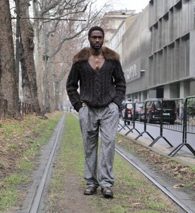 Milan, Milan Men s Fashion Week: Fall Winter 2026 2027 - Men s Fashion, Fall Winter 2026.- DOLCE & GABBANA fashion show- In the photo Guest  Copyright: xLucaxPontix xipa-agency.netx xLucaPonti IpaAgencyx IPA_Agency_IPA70215062