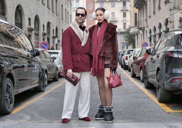 Milan, Milan Men s Fashion Week: Fall Winter 2026 2027 - Men s Fashion, Fall Winter 2026.- DOLCE & GABBANA fashion show- In the photo Guest  Copyright: xLucaxPontix xipa-agency.netx xLucaPonti IpaAgencyx IPA_Agency_IPA70215335