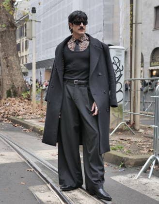 Milan, Milan Men s Fashion Week: Fall Winter 2026 2027 - Men s Fashion, Fall Winter 2026. - DOLCE & GABBANA fashion show - In the photo Guest  Copyright: xLucaxPontix xipa-agency.netx xLucaPonti IpaAgencyx IPA_Agency_IPA70215371