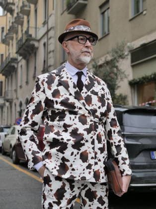 Milan, Milan Men s Fashion Week: Fall Winter 2026 2027 - Men s Fashion, Fall Winter 2026.- DOLCE & GABBANA fashion show- In the photo Guest  Copyright: xLucaxPontix xipa-agency.netx xLucaPonti IpaAgencyx IPA_Agency_IPA70215271