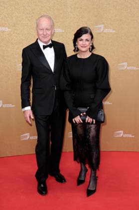 Stellan Skarsgard with wife Megan Everett at the presentation of the 38 European Film Awards 2026 at the Haus der Kulturen der Welt Berlin, 17 01 2026 Foto:xS.xGabschx xFuturexImagex efa_6154