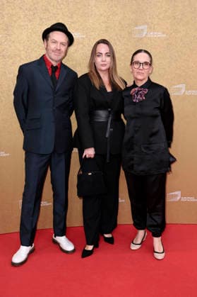 Tarn Willers, Jagna Dobesz and Heike Merker at the presentation of the 38 European Film Awards 2026 at the Haus der Kulturen der Welt Berlin, 17 01 2026 Foto:xS.xGabschx xFuturexImagex efa_6179