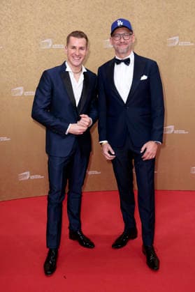 Lukas Sauer and Frank Kusche at the presentation of the 38 European Film Awards 2026 at the Haus der Kulturen der Welt Berlin, 17 01 2026 Foto:xS.xGabschx xFuturexImagex efa_6186