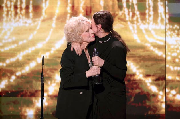 Liv Ullmann and Juliette Binoche at the presentation of the 38 European Film Awards 2026 at the Haus der Kulturen der Welt Berlin, 17 01 2026 Foto:xS.xGabschx xFuturexImagex efa_6205