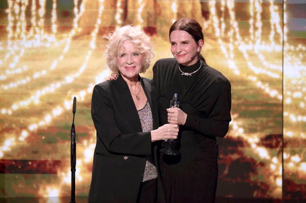 Liv Ullmann and Juliette Binoche at the presentation of the 38 European Film Awards 2026 at the Haus der Kulturen der Welt Berlin, 17 01 2026 Foto:xS.xGabschx xFuturexImagex efa_6207