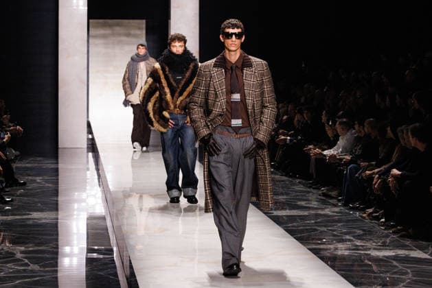 Photo IPP Cinzia Camela Publishing Group LiveMedia Milan 17 01 2026 In the photo A model walks the runway during the Dolce and Gabbana Fall Winter 2026-2027 menswear show at Milan Mens Fashion Week, on January 17, 2026, in Milan, Italy Photo by Cinzia Camela Italy Photo Press World Copyright Dolce and Gabbana Runway Milan